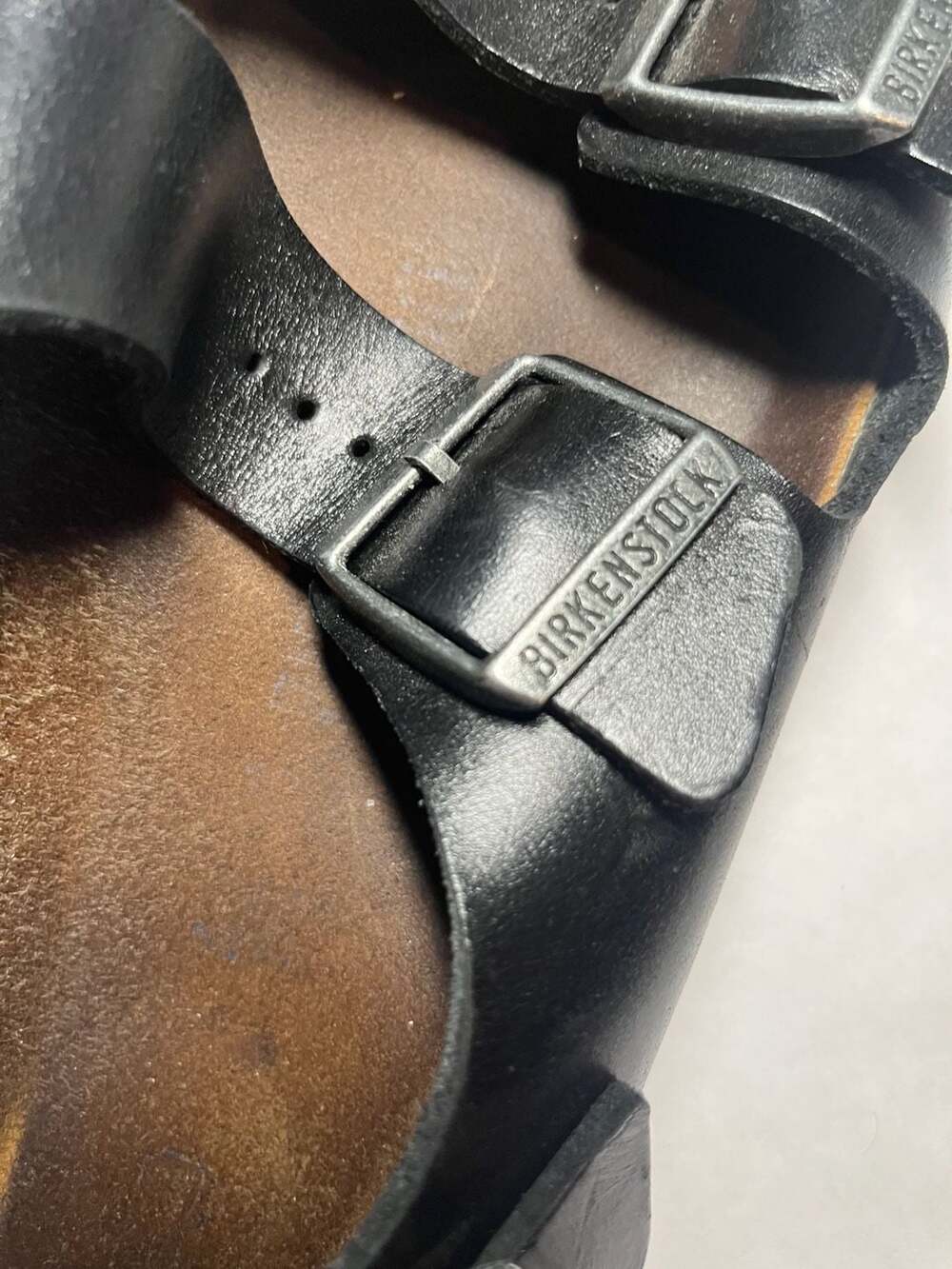 Birkenstock Milano Black Leather Sandals Size 37 - Picture 3 of 8